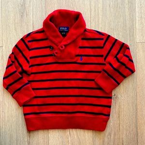 Polo Ralph Lauren 2T red striped sweater